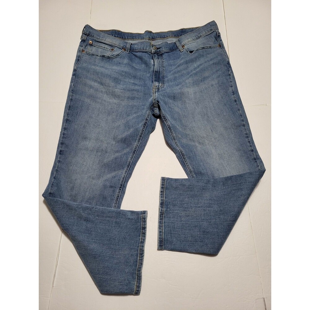 Levi’s 541 Jeans Mens 44x30 Athletic Taper Stretch Blue Denim Workwear